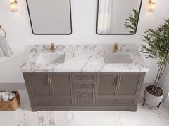 Alys 72 in. W x 22 in. D Double Sink Bathroom Vanity - photo 18