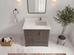 Alys 36 in. W x 22 in. D Right Offset Sink Bathroom Vanity - photo 18