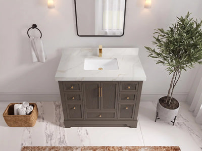 Alys 42 in. W x 22 in. D Single Sink Bathroom Vanity
