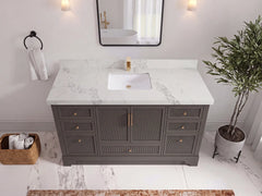 Alys 60 in. W x 22 in. D Single Sink Bathroom Vanity - photo 15