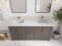 Alys 72 in. W x 22 in. D Double Sink Bathroom Vanity - photo 10