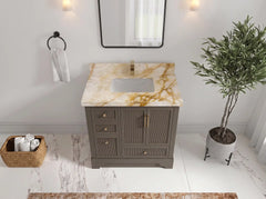 Alys 36 in. W x 22 in. D Center Sink Bathroom Vanity - photo 23