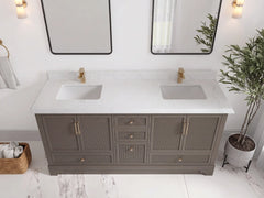 Alys 72 in. W x 22 in. D Double Sink Bathroom Vanity - photo 34