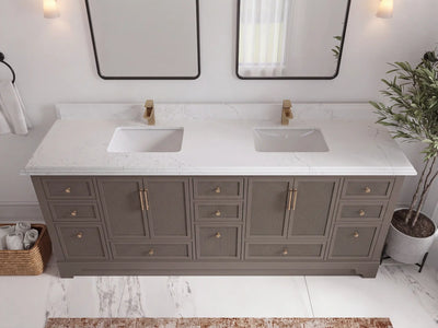 Alys 84 in. W x 22 in. D Double Sink Bathroom Vanity