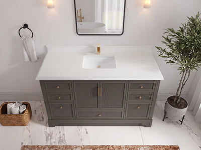 Alys 60 in. W x 22 in. D Single Sink Bathroom Vanity