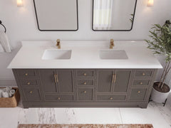 Alys 84 in. W x 22 in. D Double Sink Bathroom Vanity - photo 35