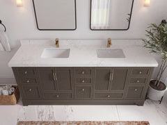 Alys 84 in. W x 22 in. D Double Sink Bathroom Vanity - photo 17