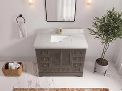 Alys 42 in. W x 22 in. D Single Sink Bathroom Vanity - photo 6