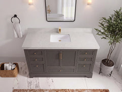 Alys 60 in. W x 22 in. D Single Sink Bathroom Vanity - photo 7