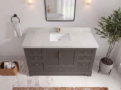 Alys 60 in. W x 22 in. D Single Sink Bathroom Vanity