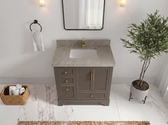 Alys 36 in. W x 22 in. D Center Sink Bathroom Vanity - photo 16