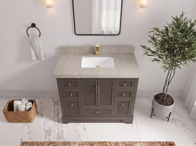 Alys 42 in. W x 22 in. D Single Sink Bathroom Vanity