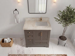 Alys 36 in. W x 22 in. D Right Offset Sink Bathroom Vanity - photo 7