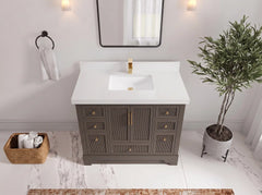 Alys 42 in. W x 22 in. D Single Sink Bathroom Vanity - photo 8