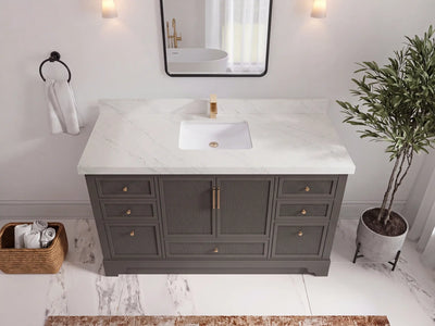 Alys 60 in. W x 22 in. D Single Sink Bathroom Vanity