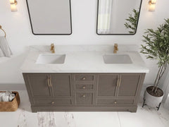 Alys 72 in. W x 22 in. D Double Sink Bathroom Vanity - photo 14