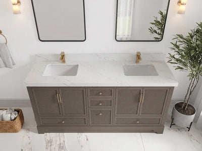 Alys 72 in. W x 22 in. D Double Sink Bathroom Vanity