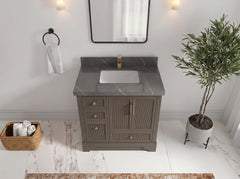 Alys 36 in. W x 22 in. D Center Sink Bathroom Vanity - photo 17