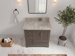 Alys 36 in. W x 22 in. D Right Offset Sink Bathroom Vanity - photo 32