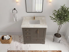 Alys 36 in. W x 22 in. D Center Sink Bathroom Vanity - photo 29