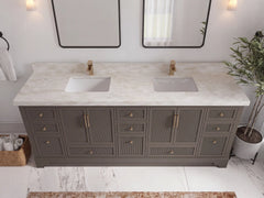 Alys 84 in. W x 22 in. D Double Sink Bathroom Vanity - photo 30