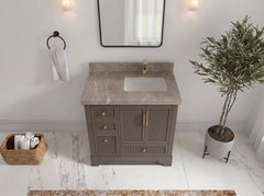 Alys 36 in. W x 22 in. D Right Offset Sink Bathroom Vanity - photo 34