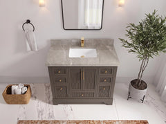 Alys 42 in. W x 22 in. D Single Sink Bathroom Vanity - photo 26