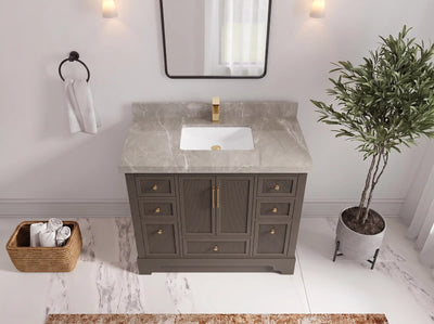 Alys 42 in. W x 22 in. D Single Sink Bathroom Vanity