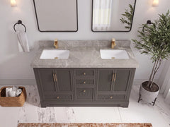 Alys 60 in. W x 22 in. D Double Sink Bathroom Vanity - photo 26