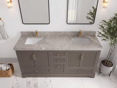 Alys 72 in. W x 22 in. D Double Sink Bathroom Vanity - photo 26