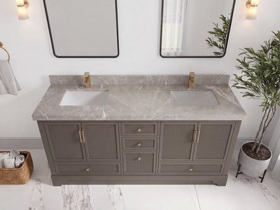 Alys 72 in. W x 22 in. D Double Sink Bathroom Vanity