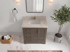 Alys 36 in. W x 22 in. D Center Sink Bathroom Vanity - photo 28