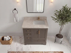Alys 36 in. W x 22 in. D Right Offset Sink Bathroom Vanity - photo 35