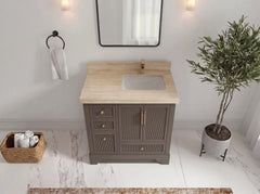 Alys 36 in. W x 22 in. D Right Offset Sink Bathroom Vanity - photo 36