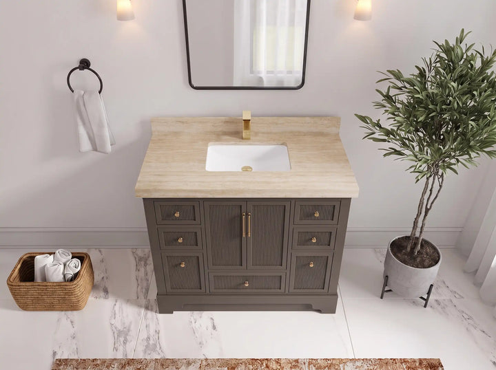 Alys 42 in. W x 22 in. D Single Sink Bathroom Vanity - photo 27