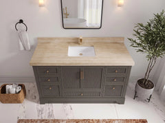 Alys 60 in. W x 22 in. D Single Sink Bathroom Vanity - photo 28