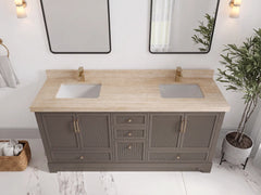 Alys 72 in. W x 22 in. D Double Sink Bathroom Vanity - photo 28