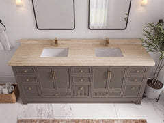 Alys 84 in. W x 22 in. D Double Sink Bathroom Vanity - photo 26