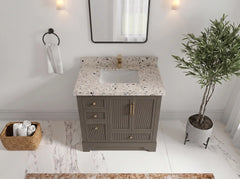 Alys 36 in. W x 22 in. D Center Sink Bathroom Vanity - photo 31
