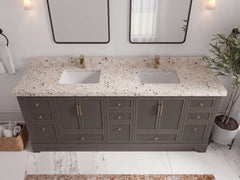 Alys 84 in. W x 22 in. D Double Sink Bathroom Vanity - photo 31