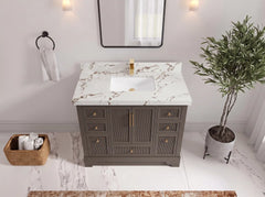 Alys 42 in. W x 22 in. D Single Sink Bathroom Vanity - photo 21