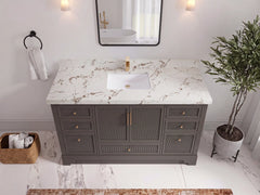 Alys 60 in. W x 22 in. D Single Sink Bathroom Vanity - photo 23