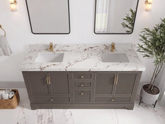 Alys 72 in. W x 22 in. D Double Sink Bathroom Vanity - photo 22