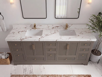 Alys 84 in. W x 22 in. D Double Sink Bathroom Vanity