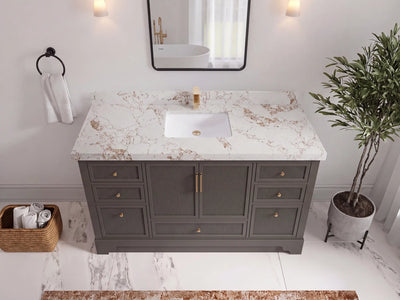 Alys 60 in. W x 22 in. D Single Sink Bathroom Vanity