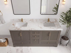 Alys 72 in. W x 22 in. D Double Sink Bathroom Vanity - photo 23