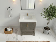 Alys 30 in. W x 22 in. D Single Sink Bathroom Vanity - photo 26