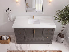 Alys 60 in. W x 22 in. D Single Sink Bathroom Vanity - photo 5