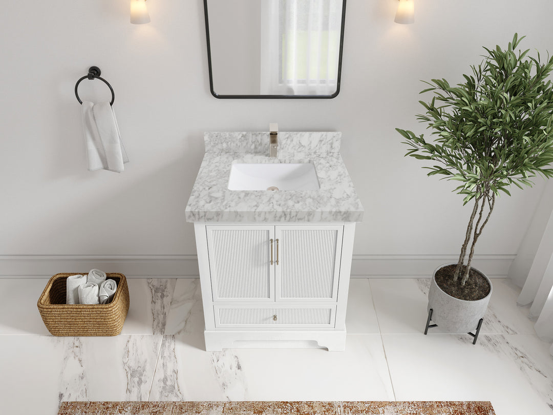 Alys 30 in. W x 22 in. D Single Sink Bathroom Vanity