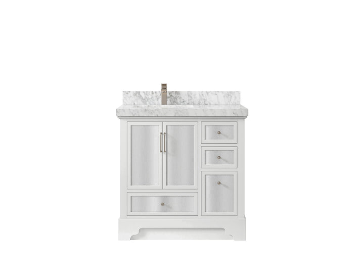 Alys 36 in. W x 22 in. D Left Offset Sink Bathroom Vanity - photo 18